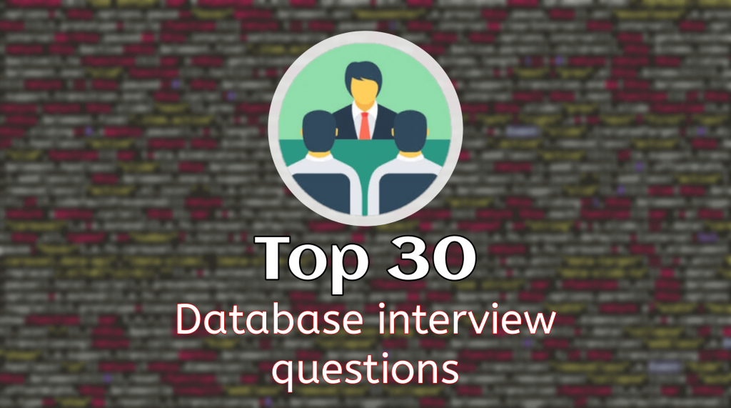 Database interview questions