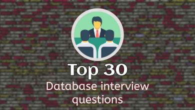 Database interview questions